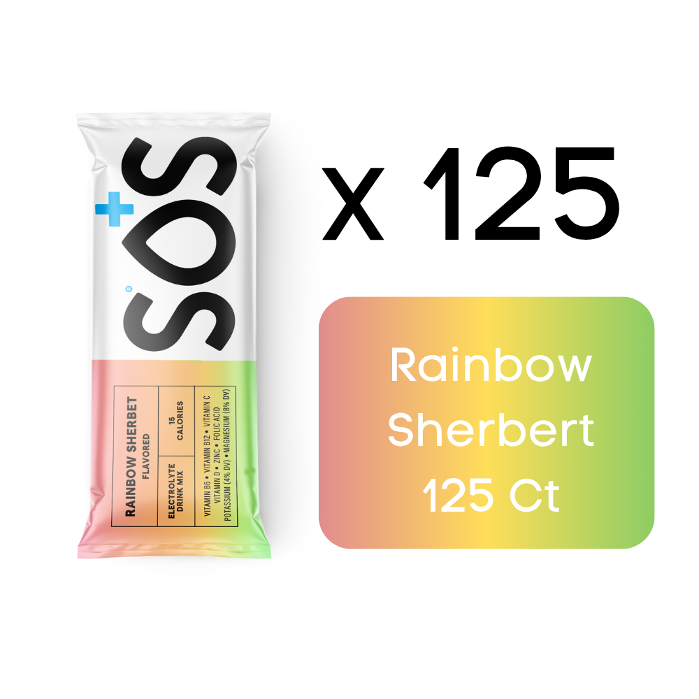 SOS Daily - Vitamin Enhanced Rainbow Sherbet 125ct Bulk Buy