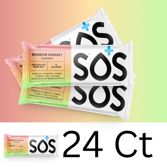 SOS Daily - Vitamin Enhanced Rainbow Sherbet 24ct Pouch